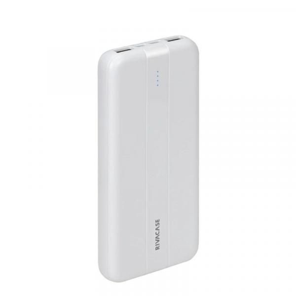 Rivacase Power Bank VA2041 - 10,000 mAh Lithium Polymer (Lipo) - White