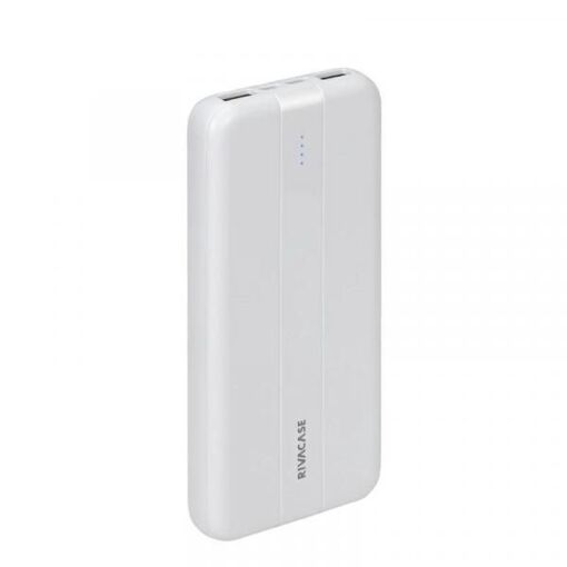 Batería externa Rivacase VA2041 - 10.000 mAh de polímero de litio - Blanca