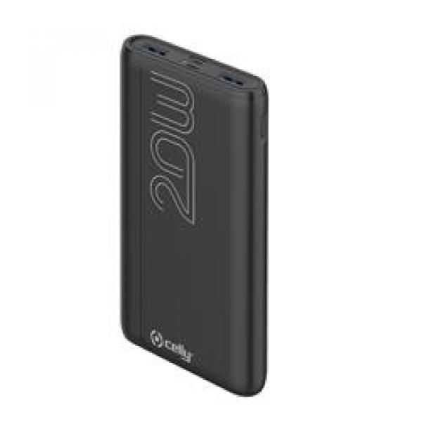 Celly Power Bank 10,000 mAh Black