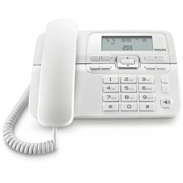Philips C-Cable Phone White Large Keys