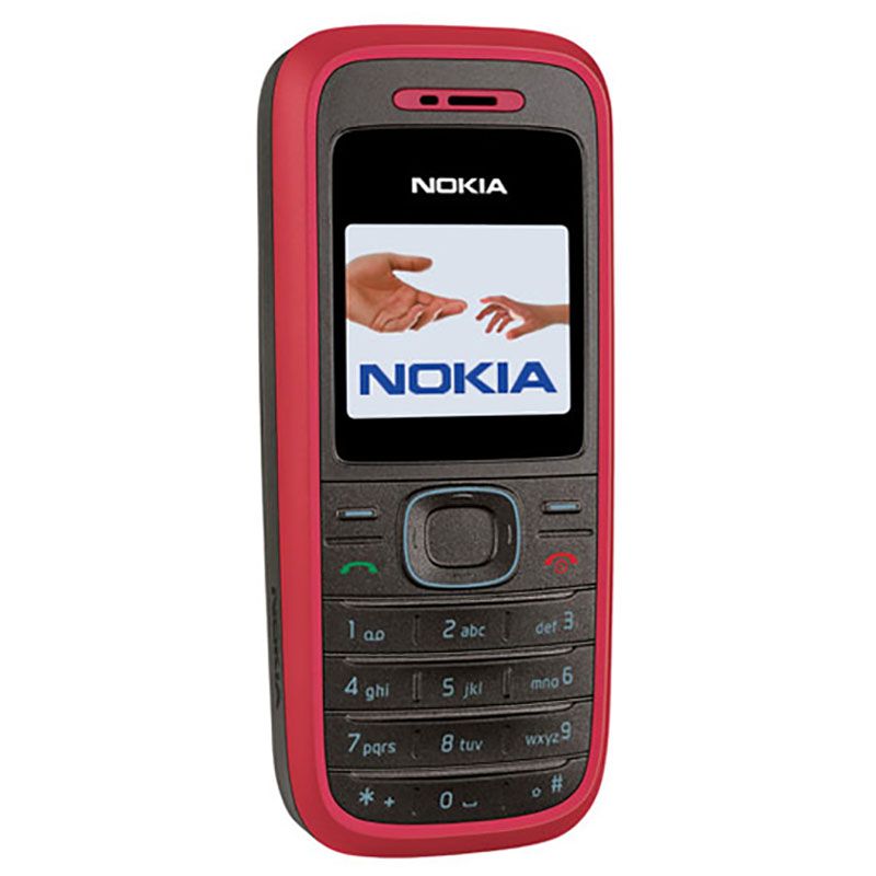 Nokia 1208 2G Red Button Phone