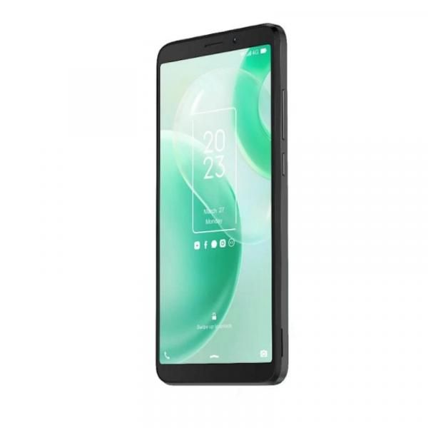 TCL 6-Inch Dual SIM Android 12 Smartphone with 2GB RAM, 32GB Storage, 4G, Micro-USB, Black