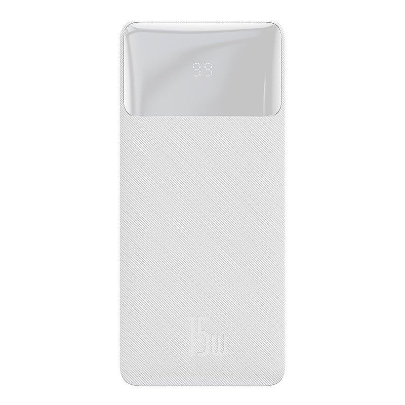 Baseus Bipow 30000mAh, 15W Power Bank (White)
