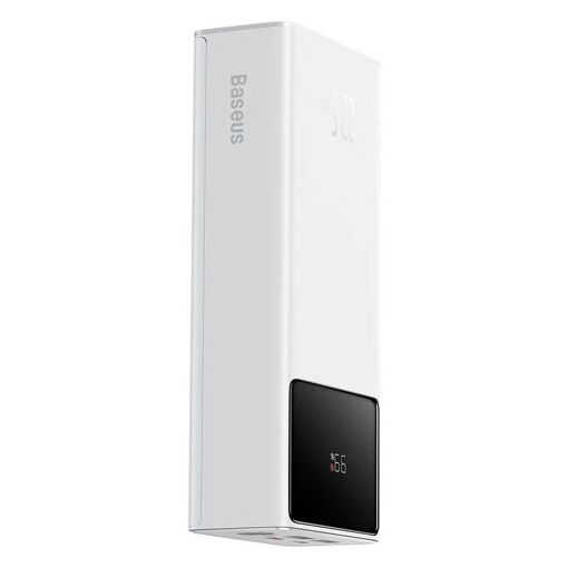 Batería portátil Baseus Star-Lord 20000 mAh, 2 puertos USB, USB-C, 22.5 W (blanca)