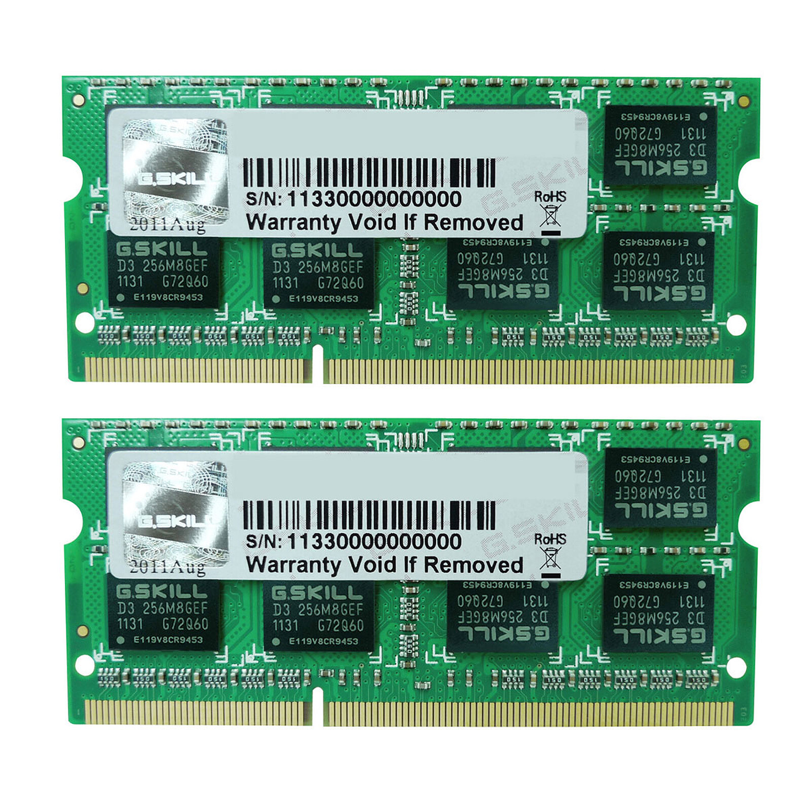 G.Skill SO-DIMM 16 GB (2 x 8 GB) DDR3 1600 MHz CL11