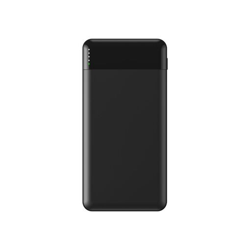 Batería de respaldo WE 10.000 mAh con puertos USB-A 18 W + USB-C 20 W, carga inalámbrica Qi 15 W certificada, negro