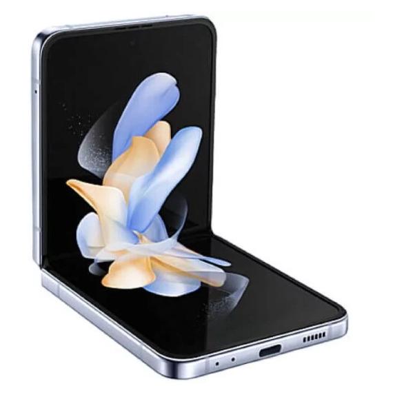 Samsung Galaxy Z Flip4 - 6.7" Foldable Phone, Double SIM, Android 12, 5G, 8GB RAM, 128GB Storage, 3700mAh Battery, Blue