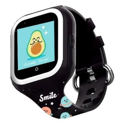 SaveFamily ICONIC Plus Digital Watch with 1.4" Touchscreen Display, GPS, Wi-Fi + Cellular - Black