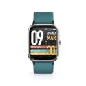 Techmade Move Aluminum GPS Smartwatch - 1.3" Silver Green