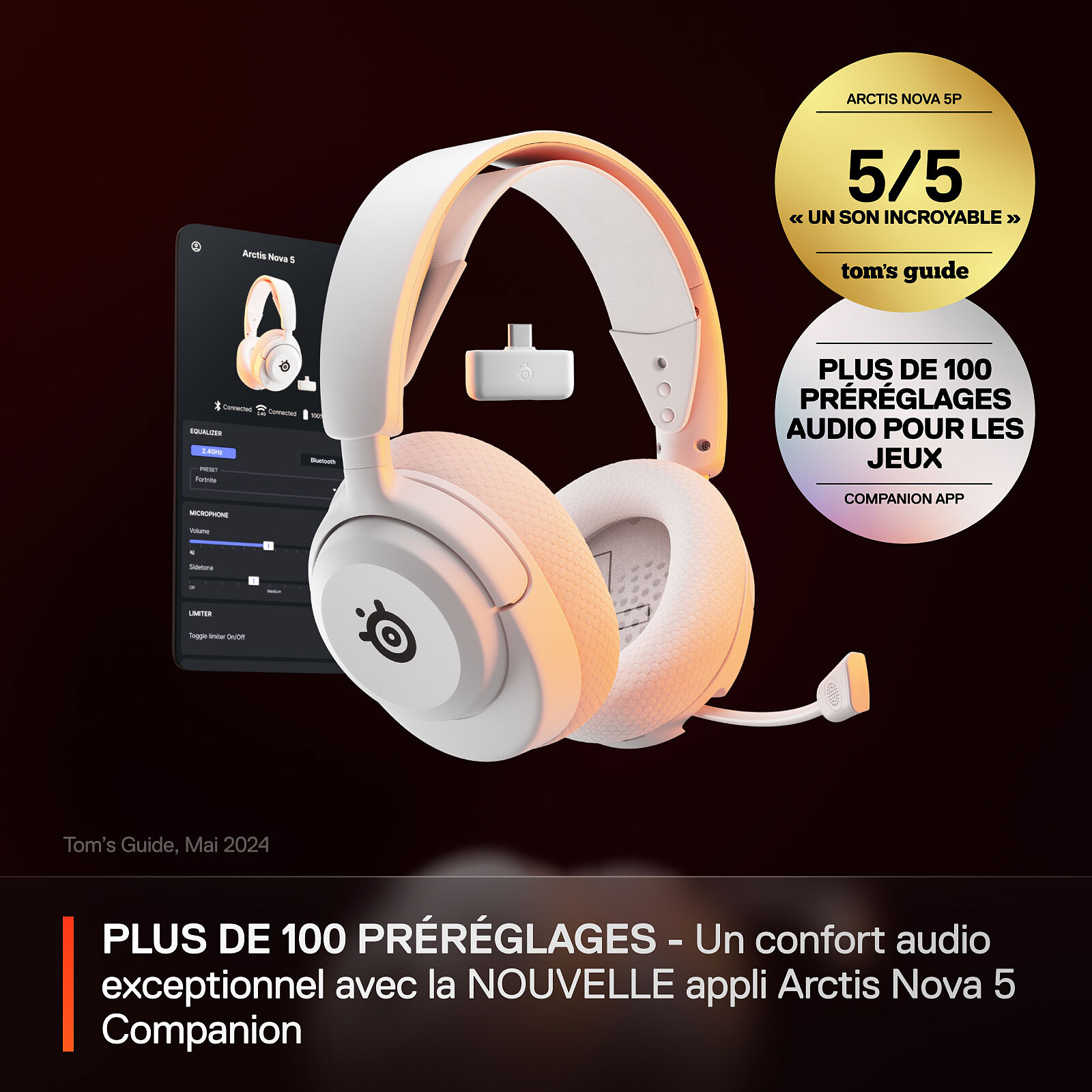 SteelSeries Arctis Nova 5 (White)