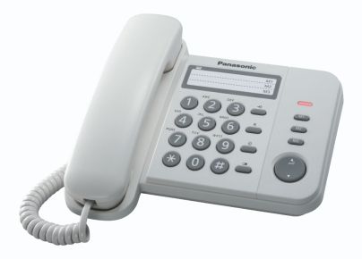 Panasonic KX-TS520EX1W Caller ID Phone White