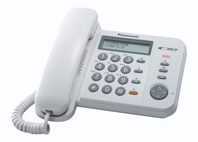 Panasonic KX-TS580EX1 Caller ID, White