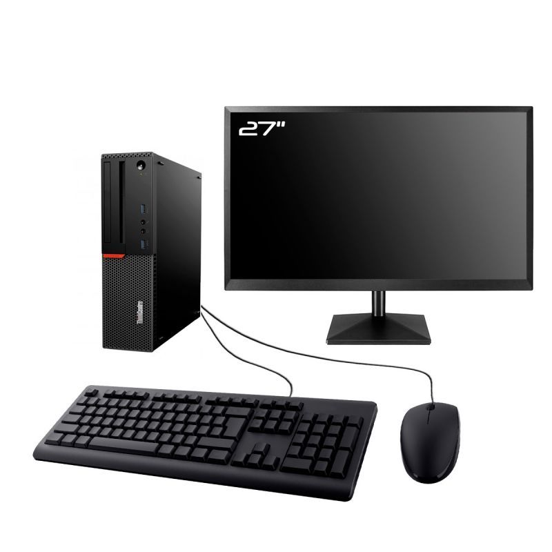 Lenovo M900 SFF Desktop Computer | 27" Screen | Intel Core i5-4400 | 32GB RAM | 960GB SSD | Win 11
