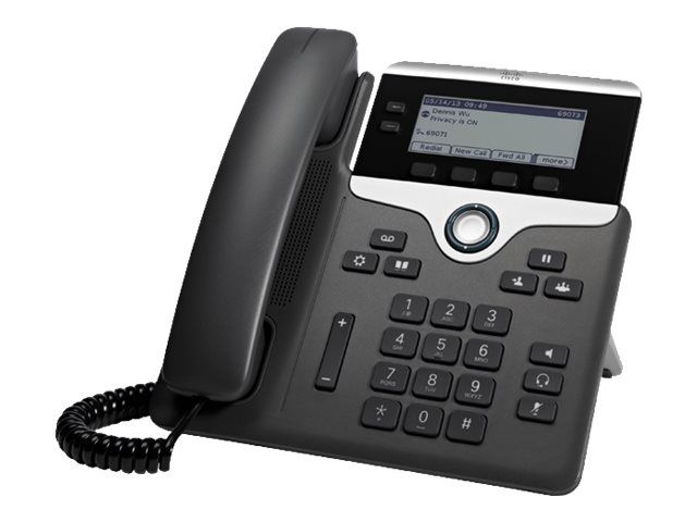 Cisco IP Phone 7821 - VoIP Phone - SIP, SRTP - 2 Lines