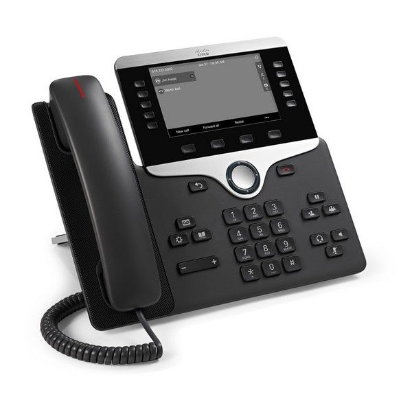 Cisco IP Phone 8811 - VoIP Phone - SIP, RTCP, RTP, SRTP, SDP - 5 Lines - Charcoal - TAA Compliant