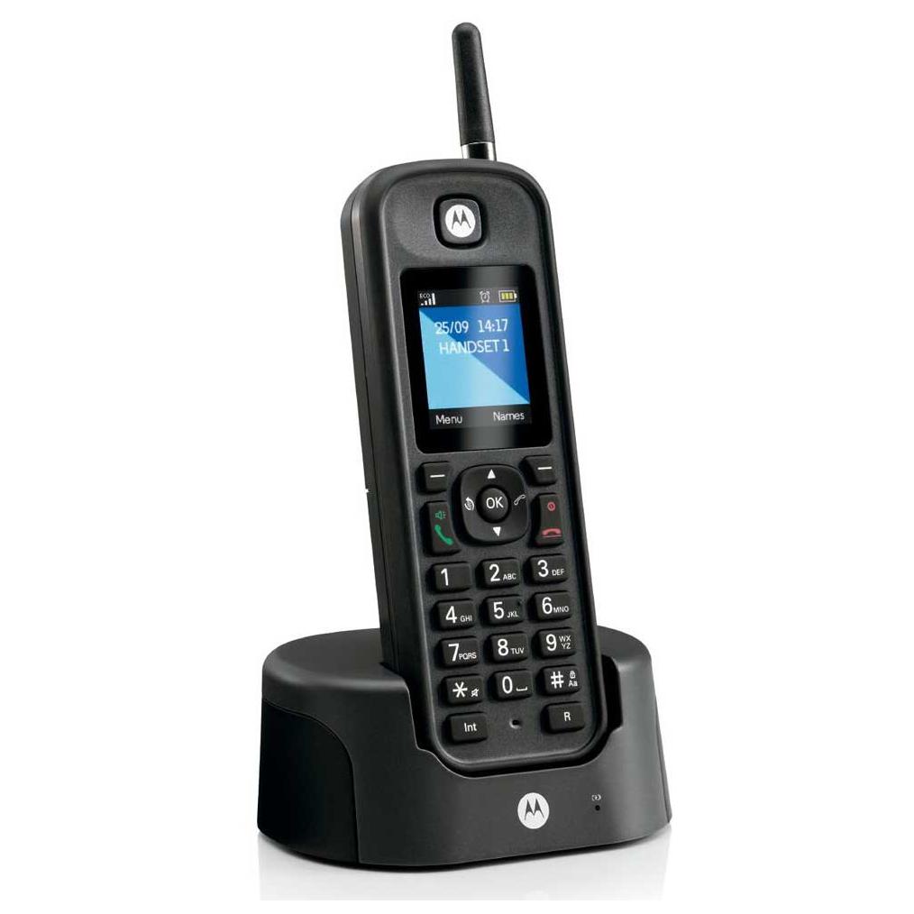 Motorola O201 DECT Phone - Caller ID, Black