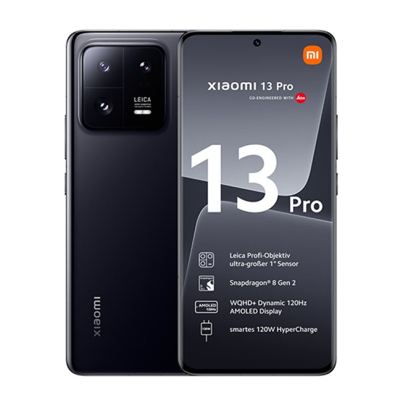 Xiaomi 13 Pro, 12GB RAM, 512GB Storage, Black