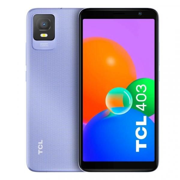 TCL 6-Inch Dual SIM Android 12 Smartphone, 2GB RAM, 32GB Storage, 4G LTE, Micro-USB, 3000mAh Battery, Purple