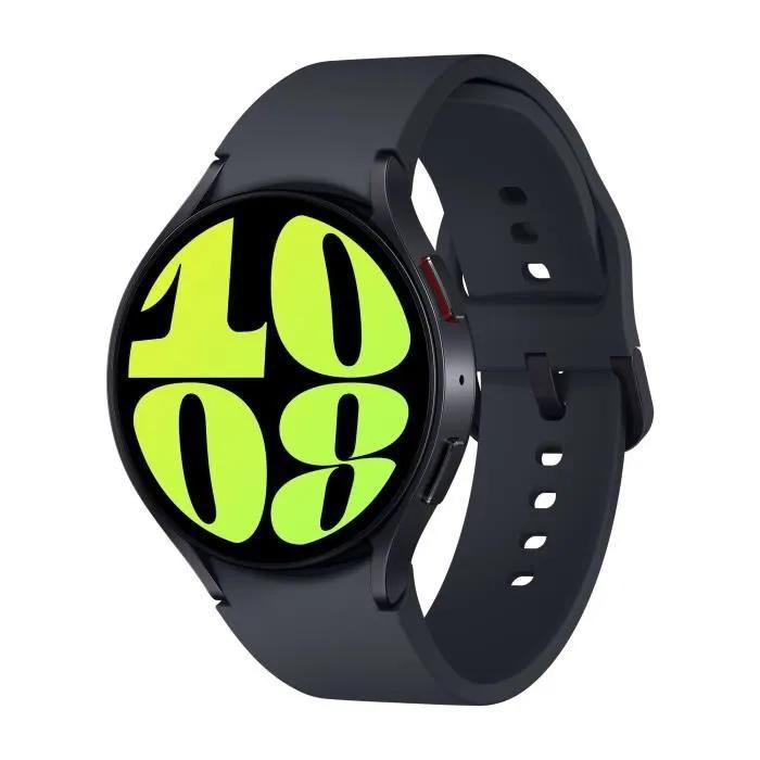 Samsung Galaxy Watch6 - 44 mm - Reloj inteligente con correa deportiva - Grafitado - Tamaño: M/L - Pantalla de 1,5 pulgadas - 16 GB - NFC, Wi-Fi, Bluetooth - 33,3 g