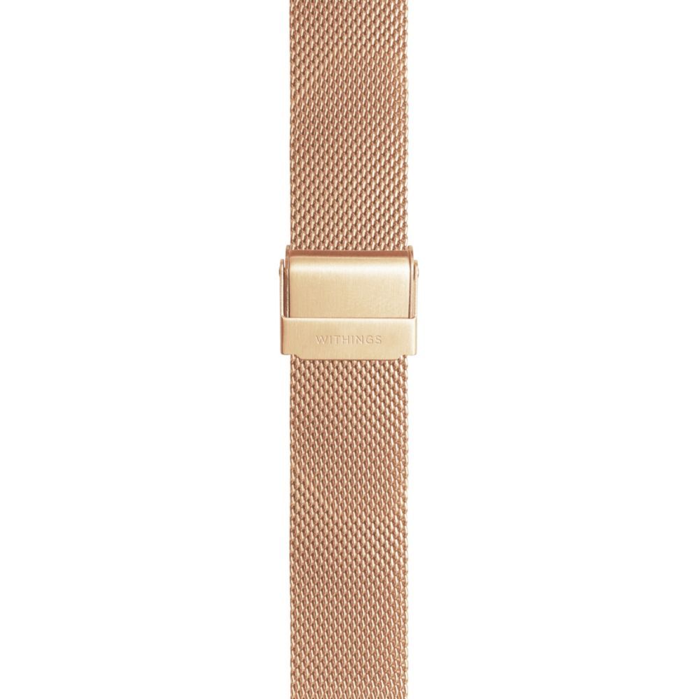 Withings Bracelet, 18mm Rose Gold Maille