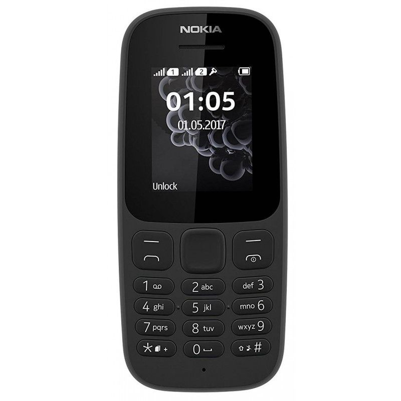 Nokia 105 (2017) Dual Sim - Black