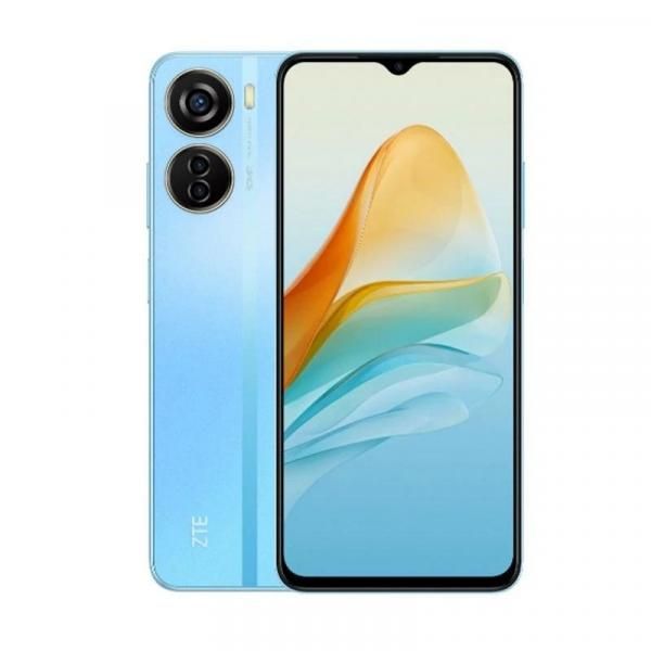 ZTE Blade V40 - 6.6" FHD+ Display, 4GB RAM, 128GB ROM, 50MP Main Camera, Blue
