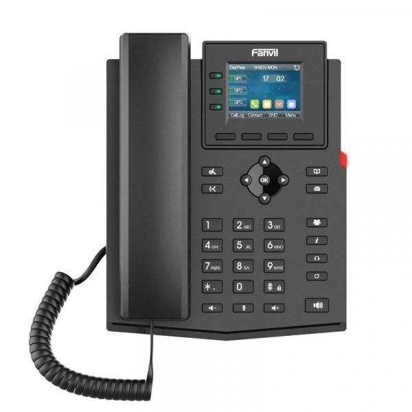 Fanvil X303P 4-Line SIP Phone with PoE