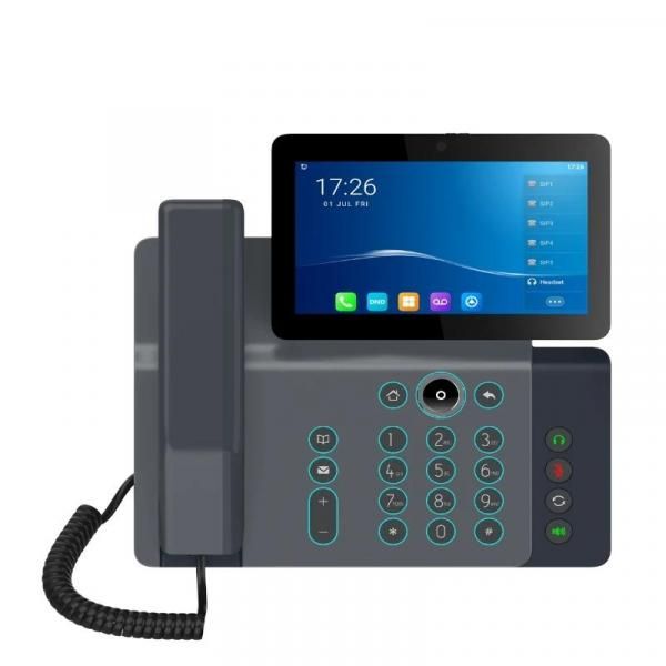 Fanvil V67 Landline Phone, Black, 20 Lines LCD WiFi