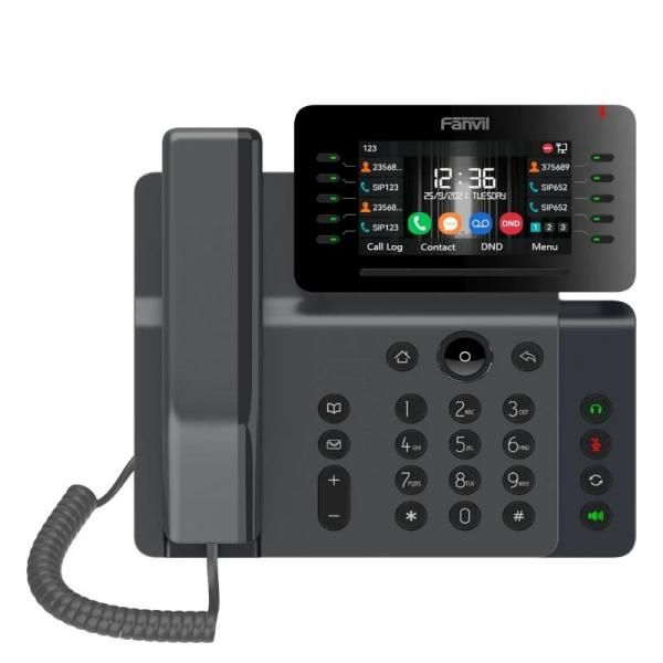 Fanvil V65 Fixed Phone, Black, 20 Lines LCD WiFi