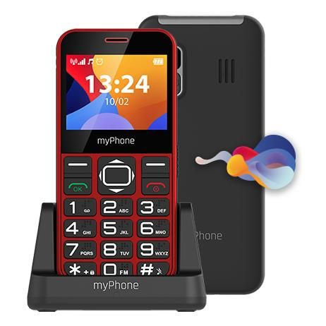 Myphone Halo 3 2.31" Senior Phone, Red