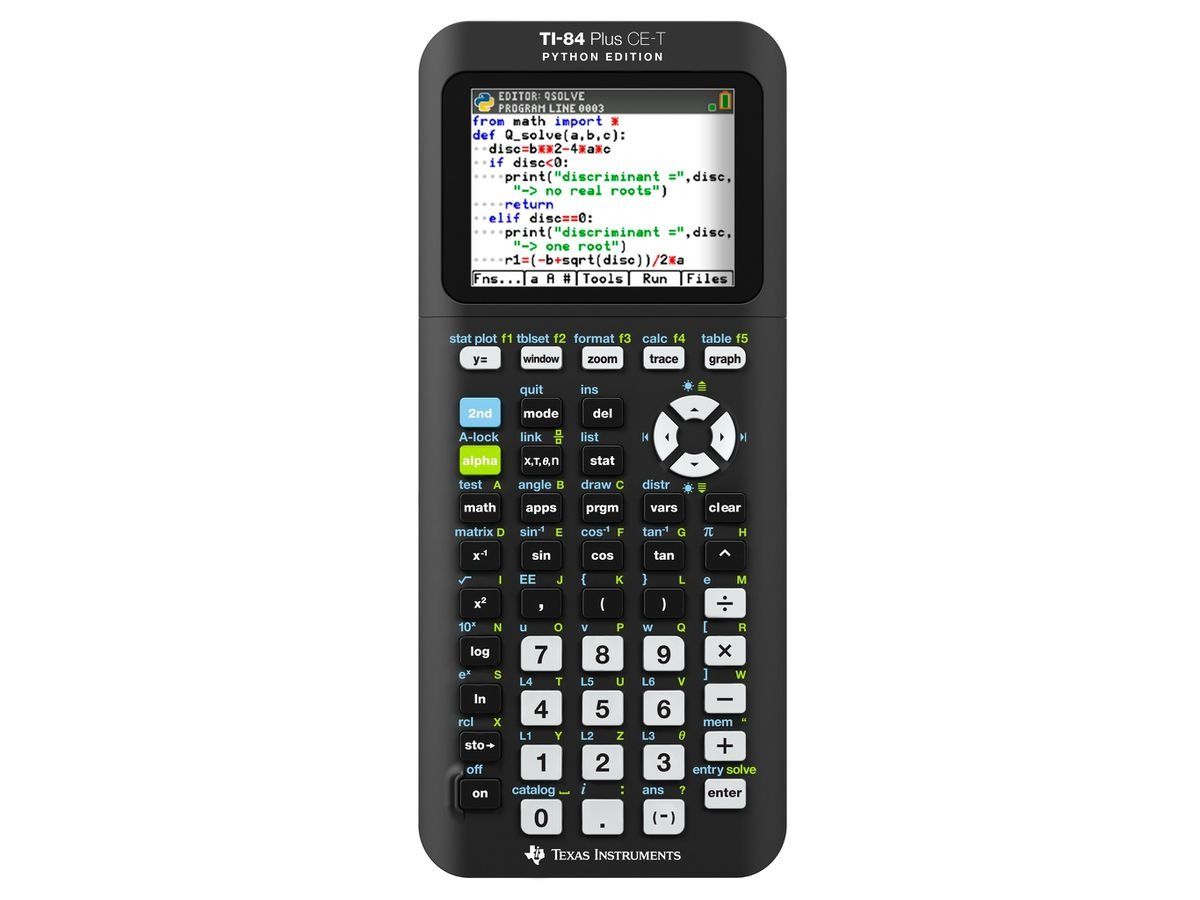 TI-84 Plus CE-T Python Scientific Calculator