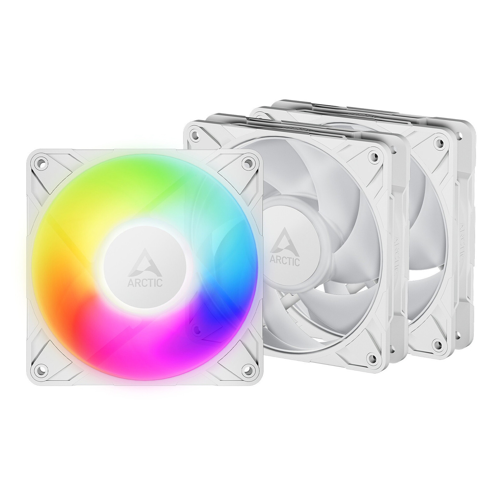 Arctic P12 Pro A-RGB (White) Pack of 3