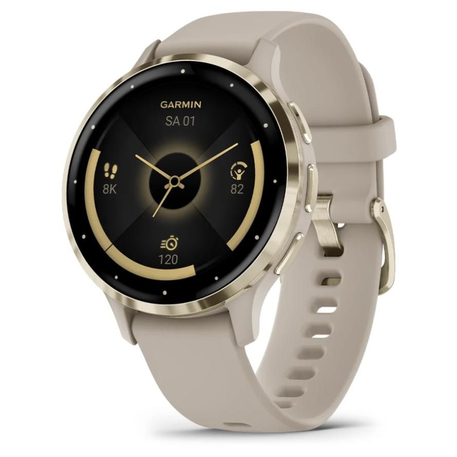 Garmin Venu 3S 41mm AMOLED Watch, Grey