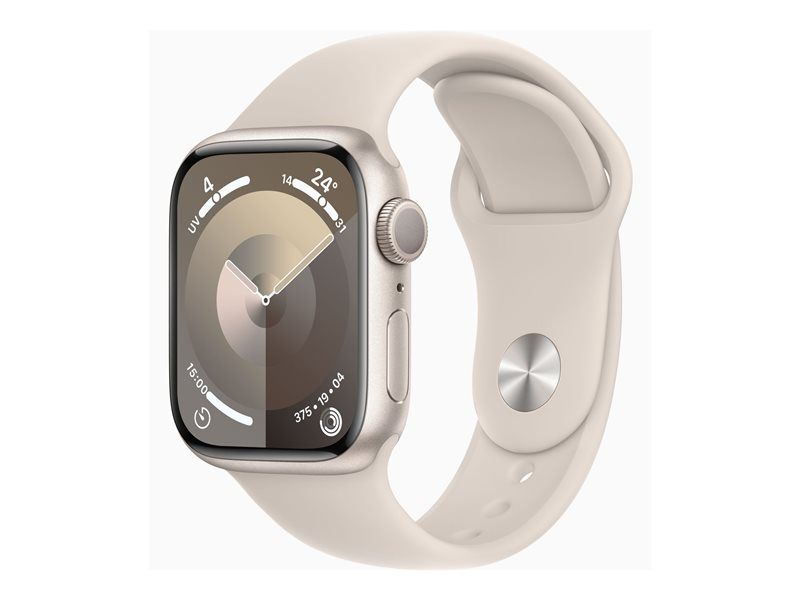 Apple Watch Series 9 GPS - 41mm Star Light Aluminium Case - S/M Strap