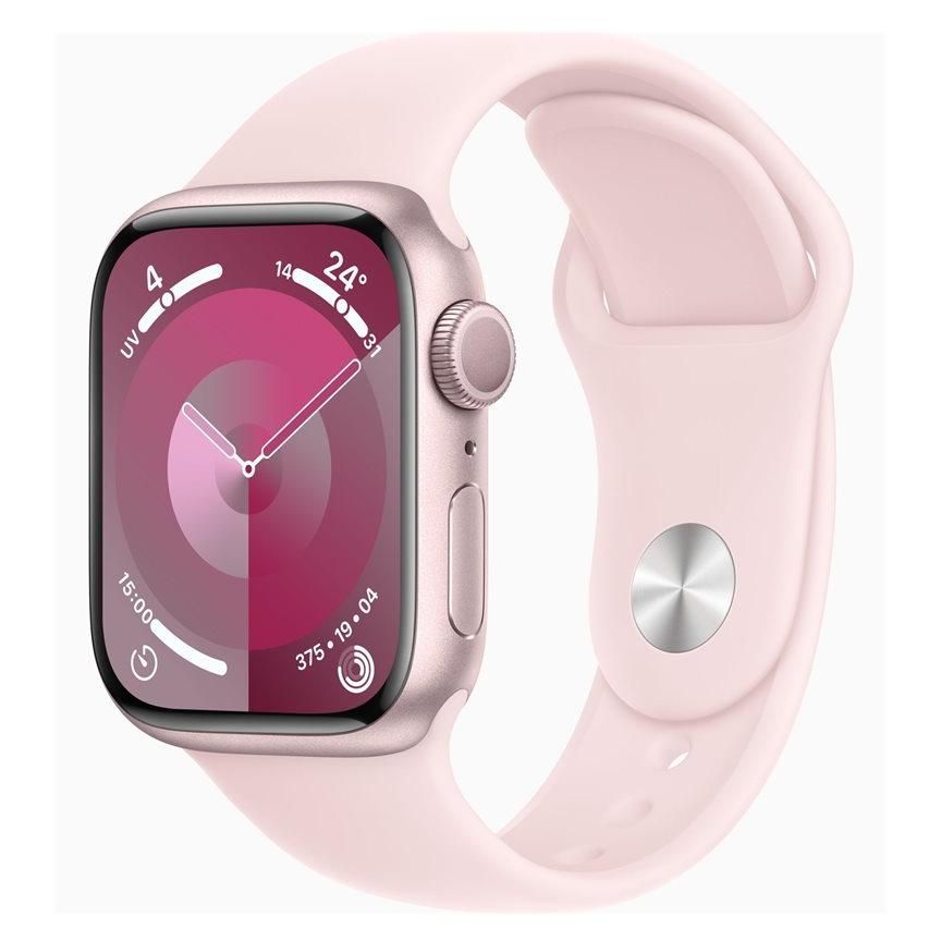 Apple Watch Series 9 GPS - 41mm Aluminum Case - Rose Gold - S/M Band