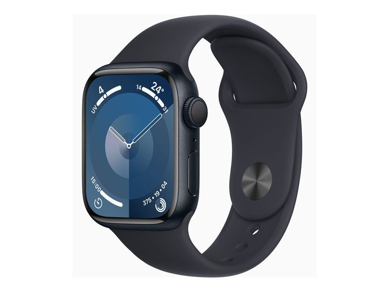 Apple Watch Series 9 GPS - 41mm Aluminum Case - Midnight with S/M Band