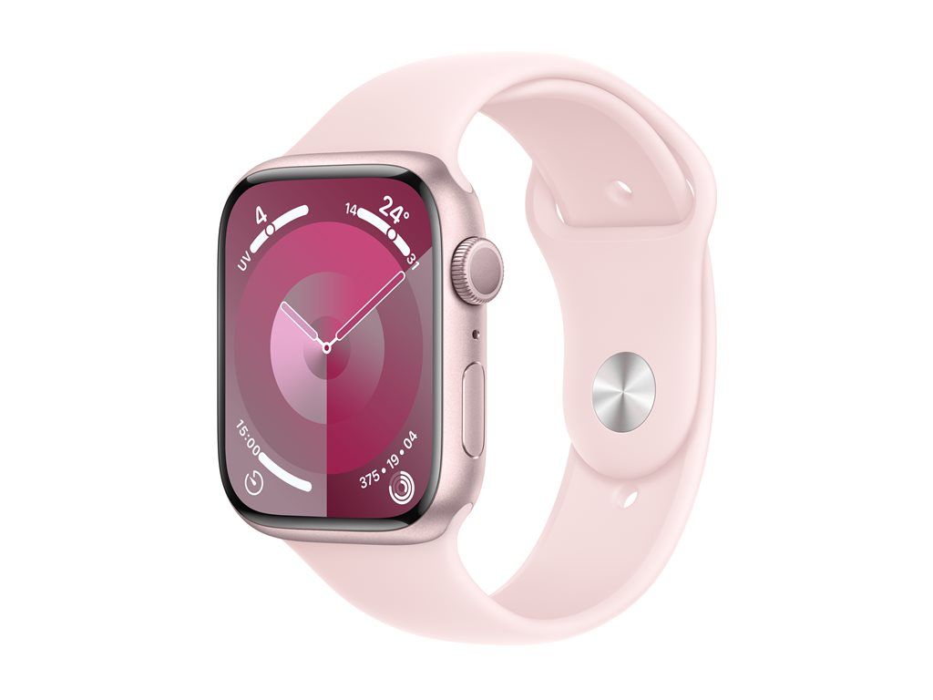 Apple Watch Series 9 GPS - 45mm Aluminum Case - Rose Gold - Medium/Large Band