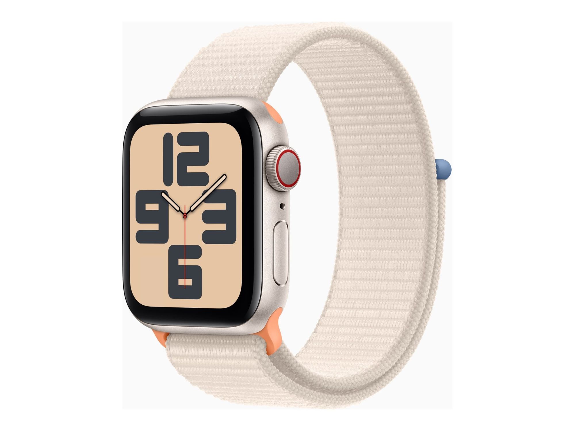 Apple Watch SE (GPS + Cellular) - 2nd Gen - 40mm - Stainless Steel - Sport Band