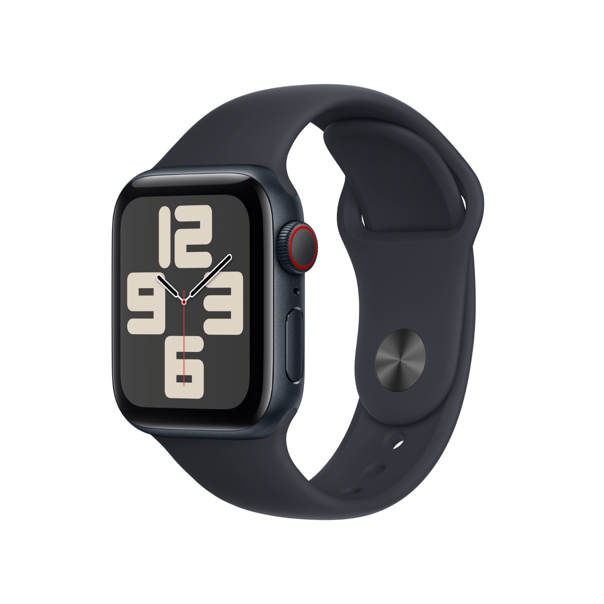 Apple Watch SE 2e génération GPS - Boîtier en aluminium 40 mm Minuit - Bracelet S/M