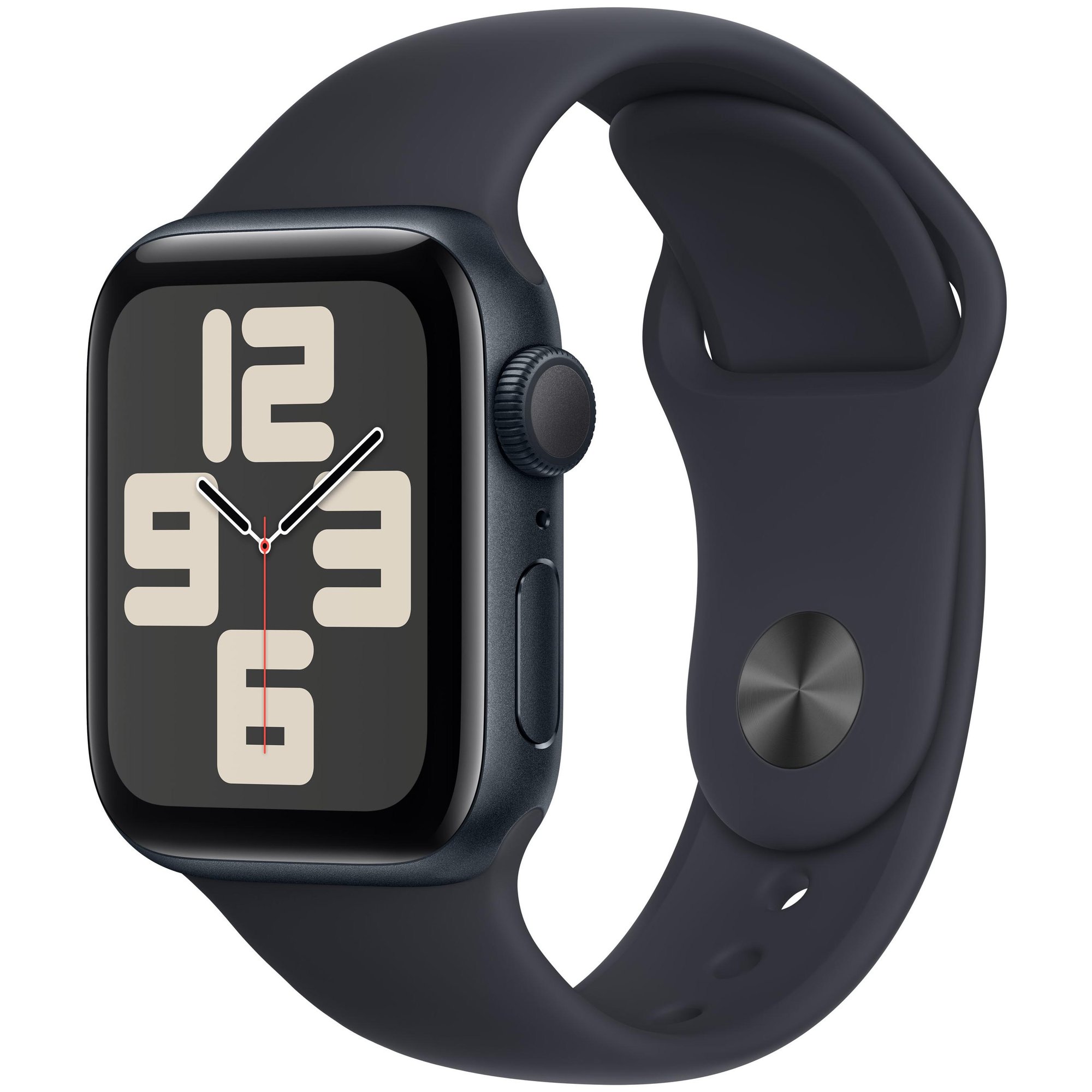 Apple Watch SE 2e génération GPS - Boîtier en aluminium 40 mm Minuit - Bracelet M/L