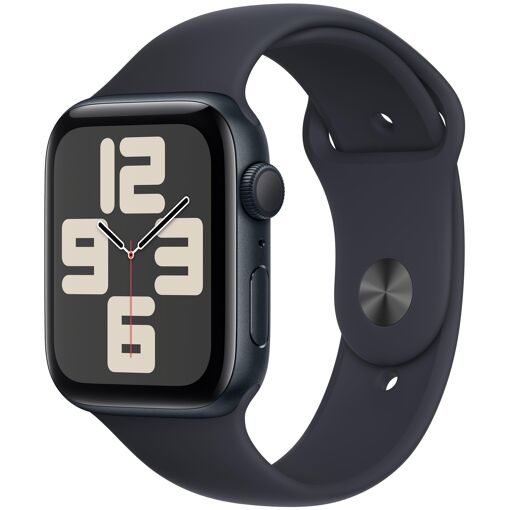 Apple Watch SE de 2ª Generación GPS - Pulsera de Aluminio 44 mm Medianoche - Banda Mediana/Grande