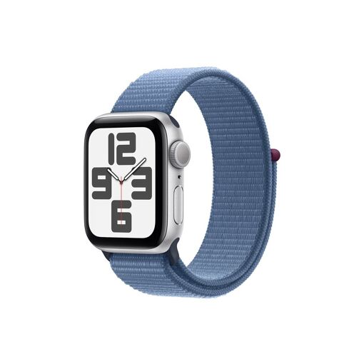 Apple Watch SE (GPS) 2.ª Generación - 40 mm - Aluminio plateado - Banda deportiva - Azul invierno - Tamaño de muñeca: 130-200 mm - 32 GB - Wi-Fi, Bluetooth