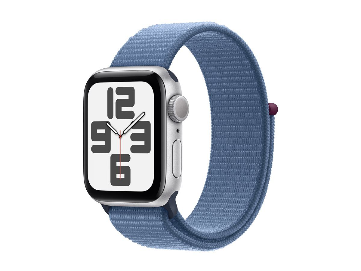 Apple Watch SE (GPS) 2nd Gen - 40mm - Silver Aluminium - Sport Band - Blue Winter - Wrist Size: 130-200mm - 32GB - Wi-Fi, Bluetooth
