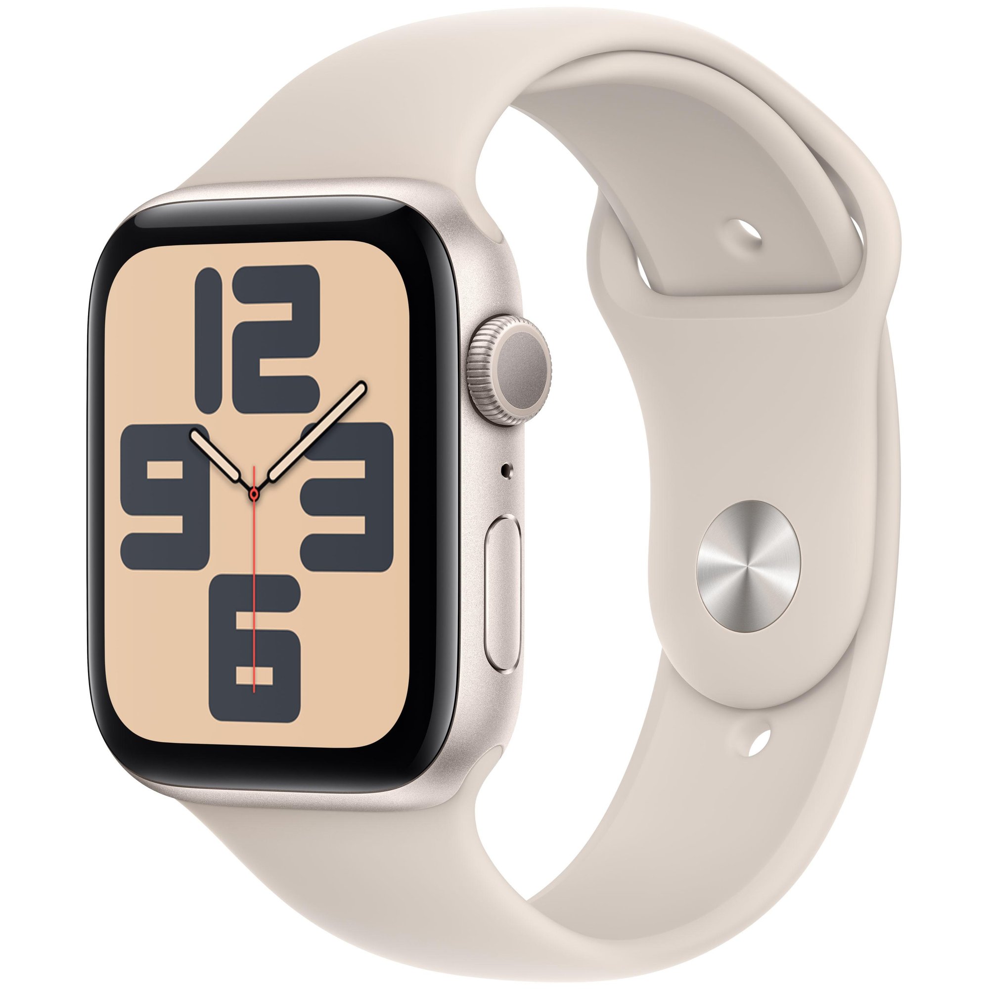 Apple Watch SE 2nd Generation GPS - 44mm Aluminum Case Starlight - S/M Band