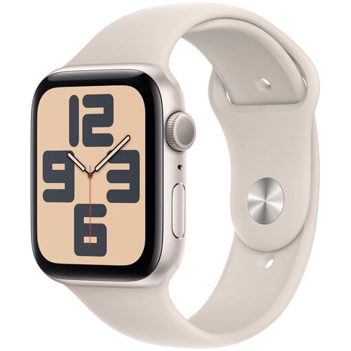 Apple Watch SE 2nd Generation GPS - 44mm Aluminum Case Starlight - S/M Band