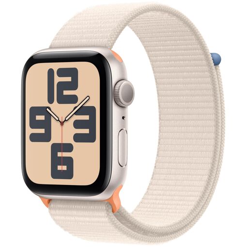Apple Watch SE 2.ª Generación GPS - Caja de aluminio de 44 mm Luz estelar - Pulsera de bucle