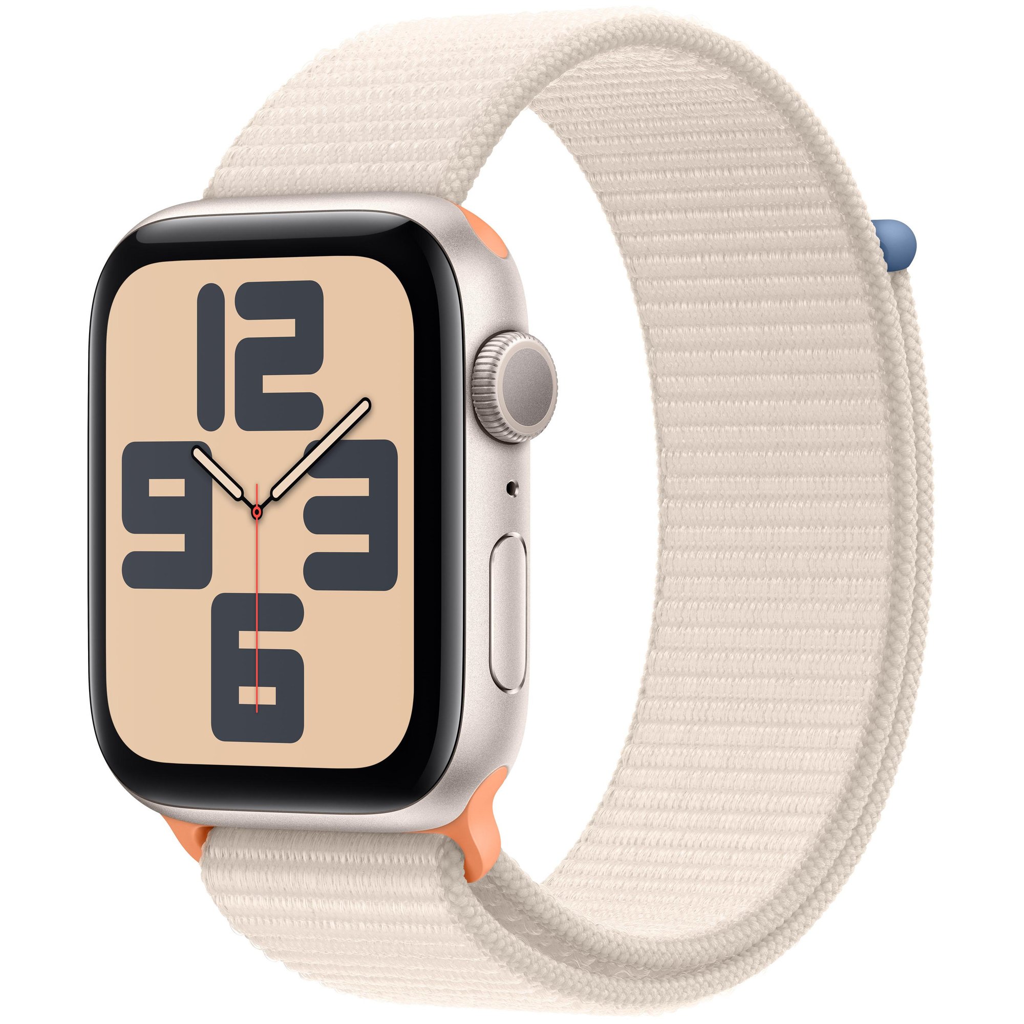Apple Watch SE 2nd Gen GPS - 44mm Aluminum Case Starlight - Loop Bracelet