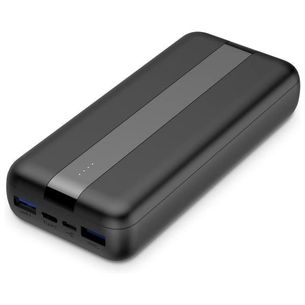Contact 20,000mAh Lithium Polymer (Lipo) Power Bank Black