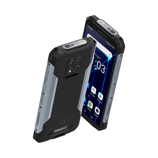 Myphone Hammer Construction: 6" Android Smartphone with 4G, 6GB RAM, and 128GB Storage