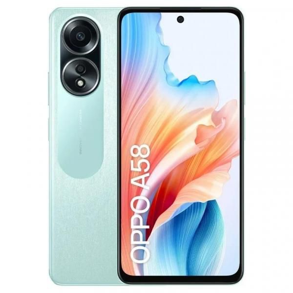 Oppo A58 - 6.72" FHD+ Display, 6GB RAM, 128GB Storage, 50MP Rear Camera, 8MP Front Camera